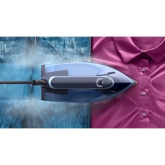 Philips Azur 8000 Series DST8020 Steam Iron 3000W - Efficient Blue and Purple Design for Effortless Ironing